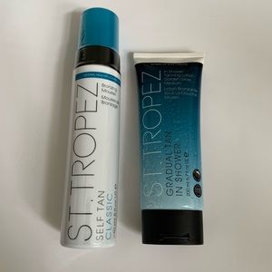 NEW ST. TROPEZ BRONZING MOUSSE & IN SHOWER TAN